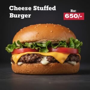 Cheese Stuffed Burger