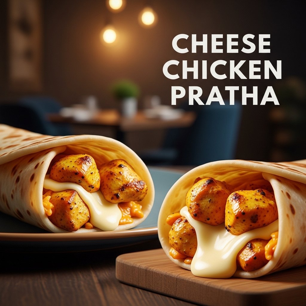 Chicken Cheese Pratha